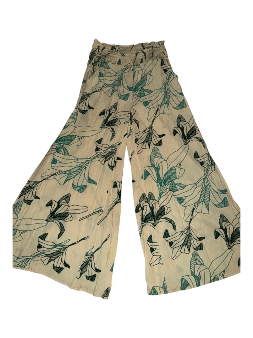Kahulale’a Hawaii Wide Leg Pants S
